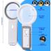 30X 10X Magnifying Glass with Light and Stand  Foldable Handheld Magnifying Glass 18 LED Illuminated Lighted Magnifier for Macular Degeneration  Seniors Reading  Close Work  Coins  Jewelry - Buy Online on GoSupps.com