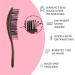 Ninabella Bio Hairbrush - Sustainable Detangler for Curls Long & Wet Hair - Eco-friendly & Recycled Material - Perfect for Women Men & Children - Darkwang Chocolate Brown - Buy Online on GoSupps.com