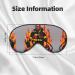 SSIMOO Firefighter Eye Mask | Soft & Breathable Sleep Patch for Women | Perfect for Travel & Relaxation | Black - Buy Online on GoSupps.com