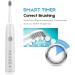 Sonic Electric Toothbrush for Adults - 5 Modes 2 Min Timer Battery Powered Unisex | International Shipping - Buy Online on GoSupps.com
