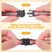 Xiiore 2-Piece Airtag Cat Neck Band with Bell - Reflective GPS Nylon Collar & Safety Buckle - Orange & Red - Buy Online on GoSupps.com