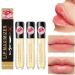 Vitamin E Lip Plumping Serum Lip Plumper Lip Gloss Lip Maximizer Hyaluronic Lip Plumper Lip Plumping Serum Instant Lip Filler Natural Lip Plumper (3pcs)