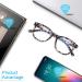 ANDWOOD AR001 Blue Light Blocking Glasses | Square Leopard Frame for Small Faces | Anti-Blue Light Lens for Men and Women - Buy Online on GoSupps.com