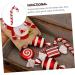 Alipis 1pc Christmas Ornaments Decor Mini Accessories Home Red Candy Tree Party Ornament Cosmetics Outdoor Red 15X7X2CM - Buy Online on GoSupps.com