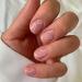 24Pcs French Tip False Nails Short Square Nude Press on Nails with Design Glossy Acrylic Full Cover Fake Nails Abstract Lines Stick on Nails for Women Girls Nail Art Accessories Pink Curve
