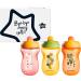 Tommee Tippee Sippee Cup Water Bottle for Toddlers Spill-Proof BPA Free Colorful and Playful Designs 10oz 9m+ Pack of 3 Pink Orange and Red Pink Orange & Yellow - Buy Online on GoSupps.com