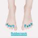 Rubberneck Toe Separator Spacer Pedicure 4x - Silicone Nail Polish Aid 2 Pairs for All Toes - Buy Online on GoSupps.com