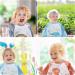JinBei Baby Bibs with Sleeers 3PCS | Waterproof, Easy-to-Clean | Unisex Infant Toddler 6-36 Months - Buy Online on GoSupps.com