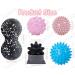 Massage Balls Set - 5-Piece Hedgehog & Peanut Balls for Neck Back Shoulder & Foot Relief | International Shipping - Buy Online on GoSupps.com