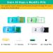 30 Day Monthly Pill Organizer 2 Times a Day for Travel - AM PM Medications & Supplements Holder - 31 Day Pill Medicine Container - Pack of 1 - Buy Online on GoSupps.com