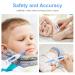 ADORIC Digital Waterproof Medical Thermometer - Fever Warning, Bright Blue White-Blue - Buy Online on GoSupps.com