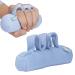 Palm Grip Finger Contracture Cushion with Finger Separator: Soft Finger Splitter Aid for Cramp Recovery & Ulcer Prevention in Elderly Stroke Hemiplegia Patients' Hand Rehabilitation (Blue)