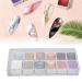 12 Colors Nail Art Watercolor Paint - Pearlescent Glitter Pigment for Stunning Nail Patterns - Buy Online on GoSupps.com