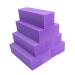 10 Pcs Nail Buffer Block for Acrylic and Natural Nails, 4 Sided Sanding Buffers for Gel Nails Fingernail Shine Buffing Filer Set, Professional Manicure Polisher Buffer Bulk Medium Grit (Purple)