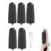 5 Pack Black Coarse Replacement Roller Refills Compatible with Finishing Touch Flawless Pedi Electric Tool File Include a Cleaning Brush 5 Count (Pack of 1) Black