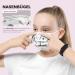 Buy Hard 50x Medical Mouth Protection Masks - CE Certified Type IIR 99.78% BFE Small Size Unicorn Design - Buy Online on GoSupps.com