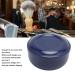 Men's Dark Blue Shaving Soap Bowl with Lid - Premium Wet Shave Set for Cream & Soap - Buy Online on GoSupps.com