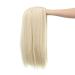 SWACC 14 Short Straight Synthetic Hair Wig with Wig Cap in Platinum Blonde - Buy Online on GoSupps.com