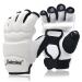 Xinluying Punch Bag Taekwondo Karate Gloves for Sparring Martial Arts Boxing Training Fingerless Women Kids white Small