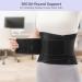Back Brace for Lower Back Pain Relief - Breathable Lumbar Support Belt for Men & Women | Waist Support with 6 Stays for Fitness & Work - Buy Online on GoSupps.com