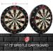 Regulation Bristle Dartboard Set - Premium Compressed Sisal with Print Numbers and Staple-Free Bullseye - Ideal for Adults and Family Fun - Perfect for Room, Bar, or Garage - Dartboard-01 - Buy Online on GoSupps.com