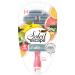 BIC Soleil Escape Women's Disposable Razors With 4 Blades for a Sensorial Experience and Comfortable Shave, Pack of Citrus Scented Handle Shaving Razors for Women, 4 Count 4 Count (Pack of 1)