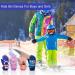 Flintronic Children's Skiing Gloves - Waterproof Winter Gloves for Girls (4-6 Years) | Adjustable Cuffs Windproof Fleece | Ideal for Skiing & Snowboarding - Navy Blue #4 - Buy Online on GoSupps.com