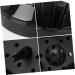 Healeved 2 Pcs Hair Styling Hood Hair Blower Accessory Salon Hair Dryer Cover Hair Dryer Cap Abs Black 16x15cmx2pcs Blackx2pcs - Buy Online on GoSupps.com