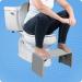 Squatty Potty Porta Traveler Foldable Toilet Stool - 7 Height - Gray | Compact & Portable Solution for Travel - Buy Online on GoSupps.com