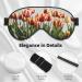 Colorful Tulips Print Unisex Sleep Mask | Double-Sided Eye Mask for Sound Sleep & Skin Care - Shop Internationally - Buy Online on GoSupps.com