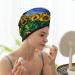 Hair Towel Wrap for Quick Drying - Sunflower Button Towel Turban | Soft & Absorbent - Buy Online on GoSupps.com