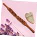 Hapinary Three Rows Roller Rods - Body Massage Bars & Manual Gua Sha Stick - Wooden Household Massage Tool for Relaxation and Pain Relief - Buy Online on GoSupps.com