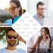 30 Pairs Silicone Nose Pads for Glasses - D-Shaped Self-Adhesive Anti-Slip Cushions for Comfort & Support - Transparent Pads for Full Frame Glasses & Sunglasses - Buy Online on GoSupps.com