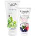 Nourish Organic Face Cleanser + Face Lotion Set Lightweight Moisturizing Formulas with Hydrating Aloe Vera and Replenishing Botanicals