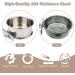 5-Pack Stainless Steel Bird Bowls with Clamp - Food and Water Dishes for Parakeets, Cockatiels, Budgies, Conures, Lovebirds, Macaw - Includes Dispenser Spoon - Buy Online on GoSupps.com