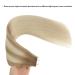 Buy Real Hair Balayage Tape In Extensions - Platinum Blonde & Ash Brown 45cm | 50g Invisible Double-Sided 20 Pieces - Buy Online on GoSupps.com