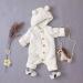 Haoakini Newborn Baby Ear Hooded Knitted Winter Romper Snowsuit 6-12 Months Beige - Buy Online on GoSupps.com