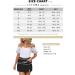 Luvamia Women's Denim Skorts Skirt - High Waisted Mini Jean Shorts with Side Slit, Stretchy & Soft Black (Medium B) - Buy Online on GoSupps.com