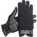 Ladies Equestrian Horse Riding Gloves - Real Leather & Cotton, Black (Medium) - Buy Online on GoSupps.com