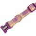 Yudote Soft Dog Collar - Checkered Violet Plaid for Medium Dogs | Gentle on Sensitive Skin | 1-Pack - Buy Online on GoSupps.com