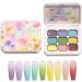 Paint Gel - Vibrant Polish Kit Artistic Nail Paint | Rich Texture Modeling Paste Manicure Shade Cream 3D Drawing Color Compound Brush Application Solution for Nails - Buy Online on GoSupps.com