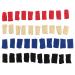 GLOGLOW Finger Sleeves Elastic Nylon Sports Joint Protector Daily Fitness Activities Finger Relief Soft Breathable Sweat Absorption Sleeves for Basketball Tennis (Red Blue Red Blue Black Beige