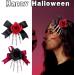 ZONEBEST Hairs Clip 10Pcs Eye Catching Hairpins Halloween Theme Party Essential Skeleton Hand Bone Rose Bowknot Hair Clip Accessories Red - Buy Online on GoSupps.com