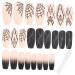 Didiseaon 1 Set Halloween fake nails spider web stick on nail coffin manicure nails halloween nails 4th of july press on nails halloween nail art false nails patch abs nail stickers woman