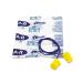 Aearo Corded Foam Earplugs - Comfortable Noise Reduction for Sleep Travel & Work | International Shipping Available - Buy Online on GoSupps.com