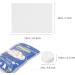 Skycase Compressed Towels - 100 Mini Breathable Portable Face Cloths for Travel Camping & Hotels - Cotton Tablets - Blue - Buy Online on GoSupps.com