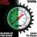 TireTek Mountain Bike Presta Tire Pressure Gauge - 60 PSI with Glow Dial, Interchangeable Valve, Storage Pouch - Buy Online on GoSupps.com