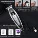 Professional Hair Clippers for Men - Rechargeable Metal Trimmer & Beard Clipper Set for Precision Grooming - Buy Online on GoSupps.com