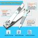 Premium Stainless Steel Nail Clipper Set - Effortless Fingernail & Toenail Cutter for Men & Women | Sharp Nail File Included | International Shipping Available - Buy Online on GoSupps.com