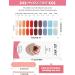 Kalolary 20PCS Nail Adhesive Wrap Nail Gel Polish Strips Full Wraps Nail Polish Stickers Cured Gel Nail Strips Self-Adhesive Gel Nail Wrap Stickers Decals(UV/LED Lamp Required) (Colorful 2) - Buy Online on GoSupps.com